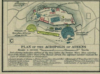 Map of Athenian Acropolis c. AD 200