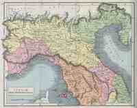 Map of Northern Italy 70 BC - AD 180