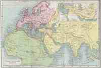 Map of Known Roman World 70 BC - AD 180 with inset of Alexander's Kingdom 323 BC
